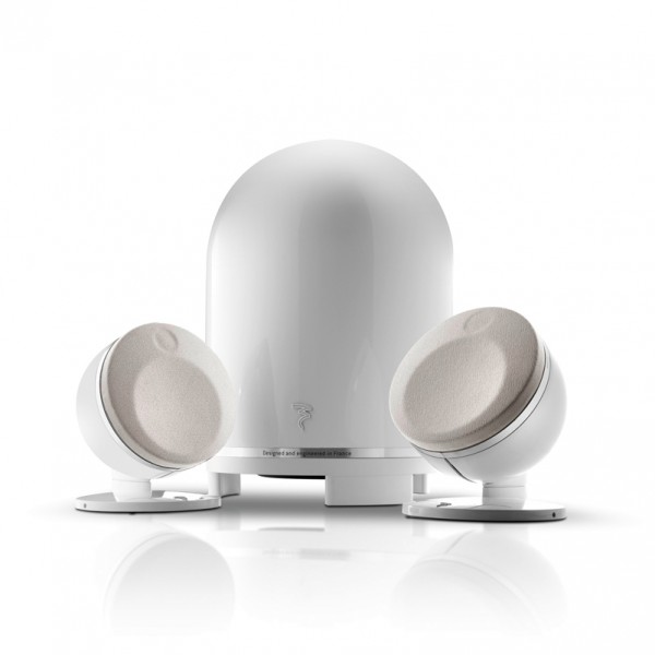 Focal Dome 2.1 w/Dome sub (white)(system) - Click Image to Close